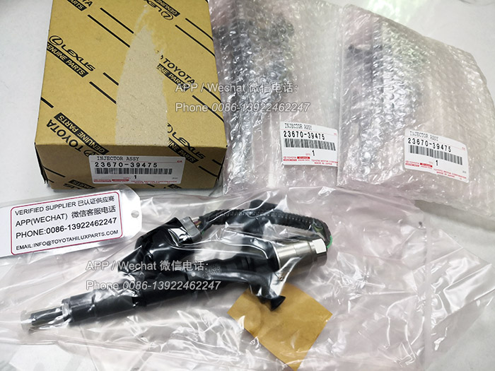 2367039475,Genuine Toyota Hilux 1KD IART Fuel Injectors,2367039475